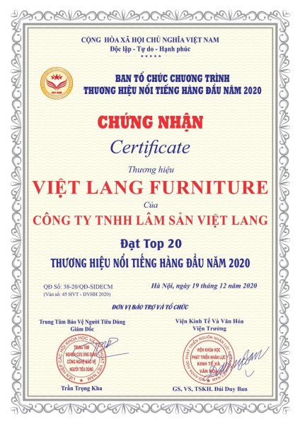  - Nội Thất Việt Lang - Công Ty TNHH Lâm Sản Việt Lang